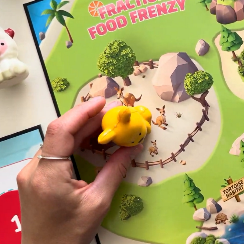 Move your squishy pawn to an animal habitat
