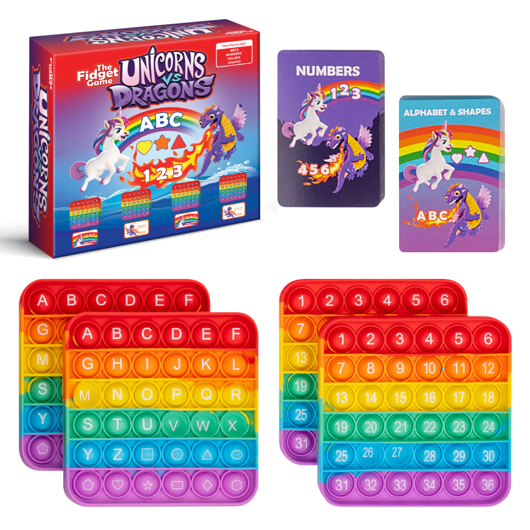 Unicorns vs Dragons! Learn the ABCs While Having Fun – The Fidget