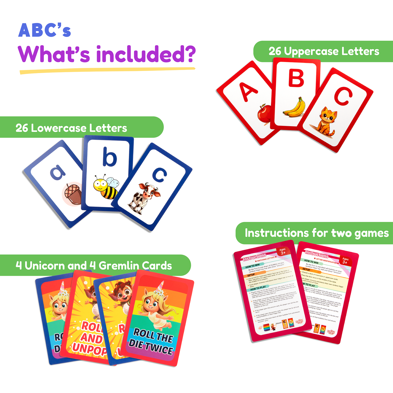 Alphabet Cards: Fun Flash Cards For Learning The ABCs – The Fidget Games