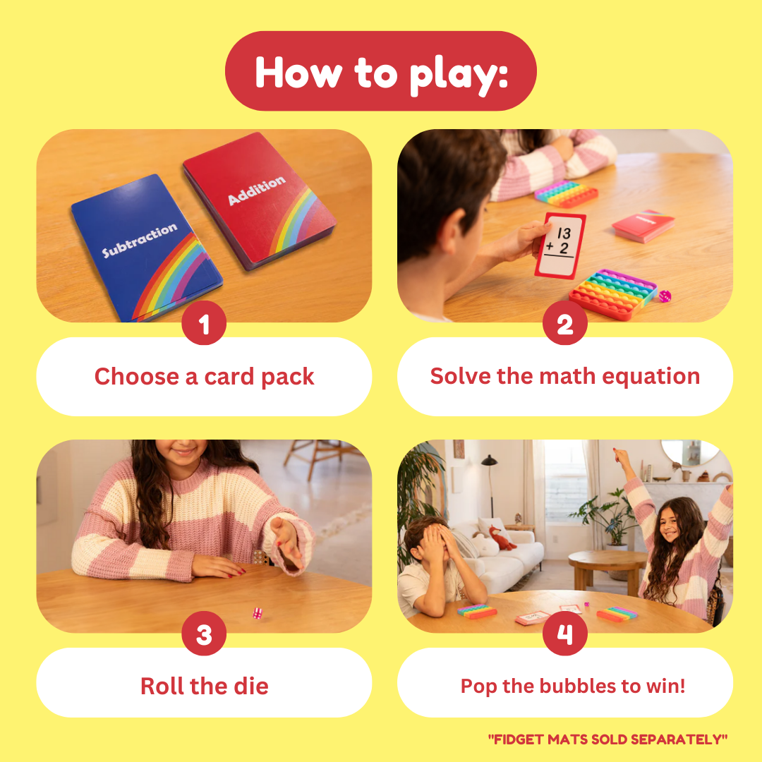 Addition and Subtraction Flash Cards For Grade 1 and 2 The Fidget Games Addition and Subtraction Flash Cards For Grade 1 and 2 The Fidget Games