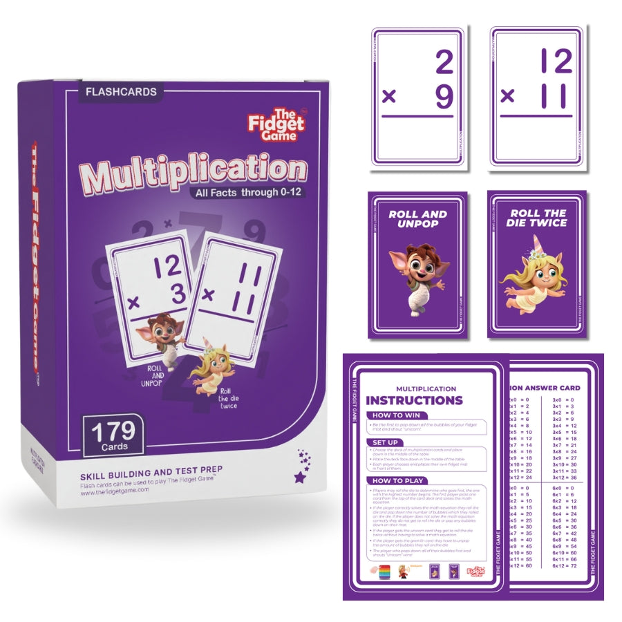 Multiplication Card Pack The Fidget Games Multiplication card pack the fidget games
