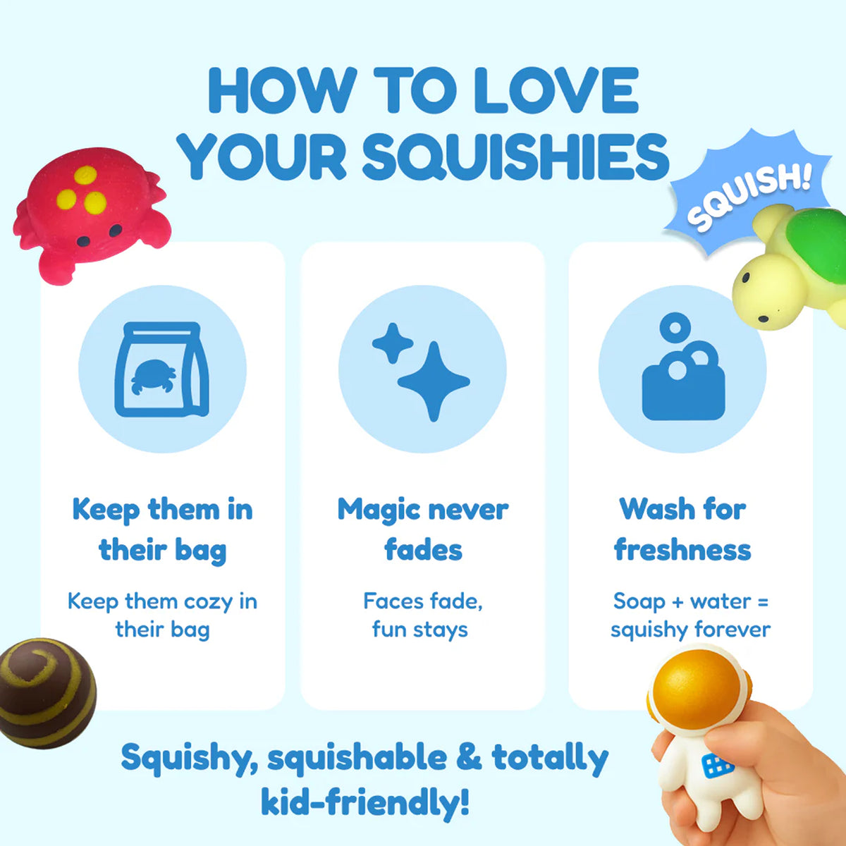 Mystery Squishies - 3-Pack Bundle