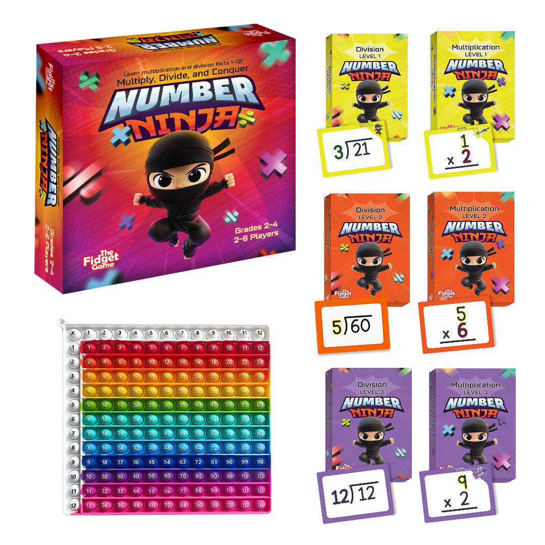 Ninja Racing Numbers Number Ninja – The Fidget Games