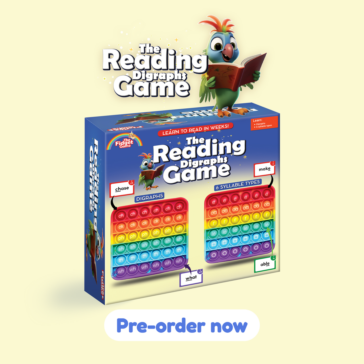 The Reading Digraphs Game