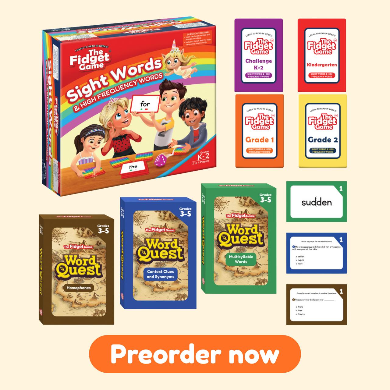 Sight Words + Word Quest Bundle