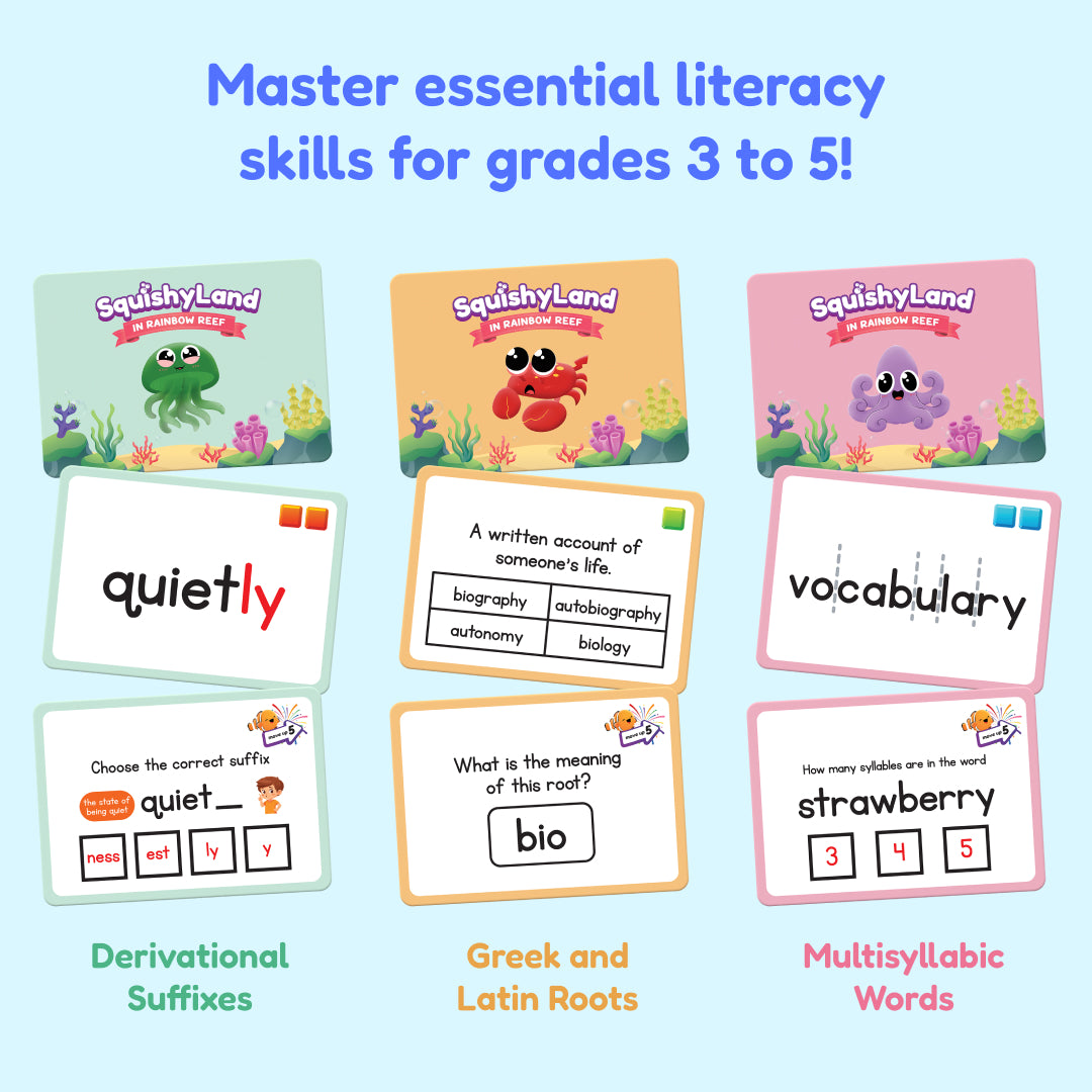 Squishyland 3-5 Expansion Card Packs