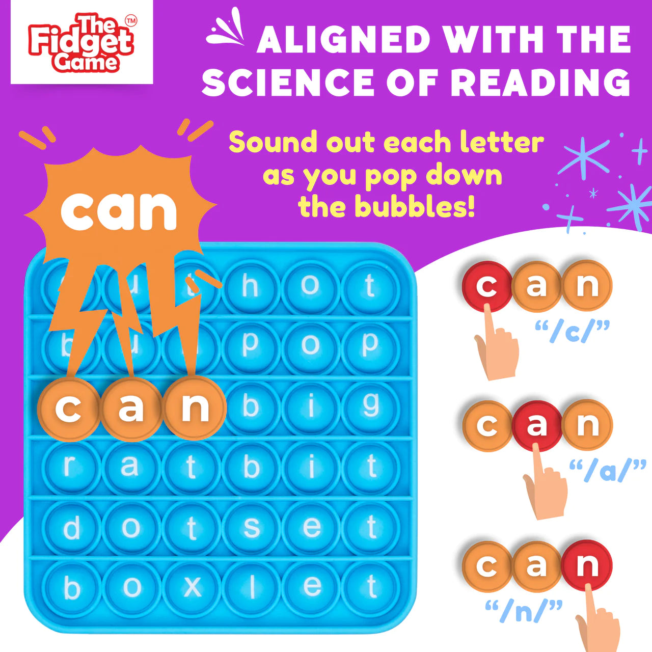 The Fidget Game: Word Pop  Early Literacy Mastery – The Fidget Games