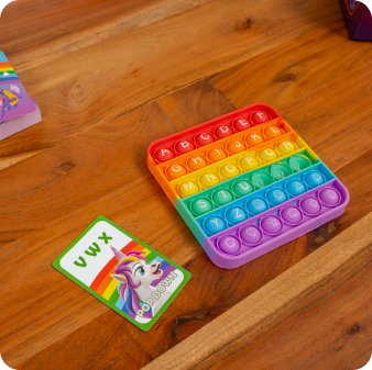 Unicorn Card = Pop Bubbles, Dragon Card = Unpop Bubbles