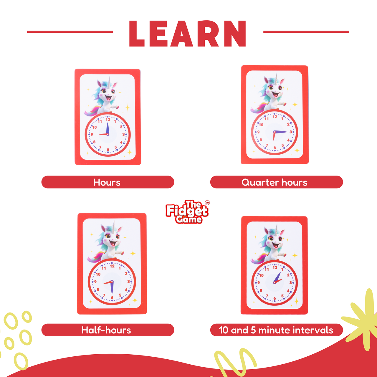 Telling Time Game: Learn and Practice Time With Your Kids – The Fidget ...